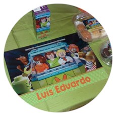Scooby Doo na escola para Luis Eduardo