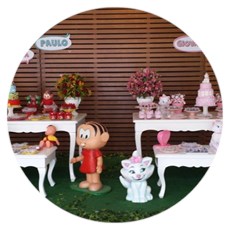 Turma da Monica e Gatinha Marrie para Isabella e Giovanna