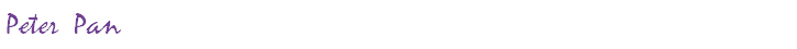 Peter Pan