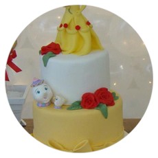 Bolo A Bela e a Fera