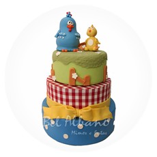 Bolo Galinha Pintadinha