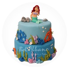 Bolo Pequena Sereia