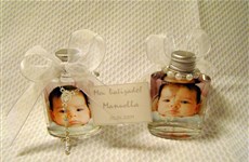 Vidro de Água Benta Batizado